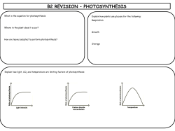 photosynthesis
