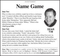 Name Game - Huffmans Market