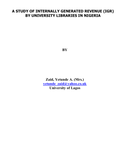 Amount placed on fines and services at the libraries surveyed