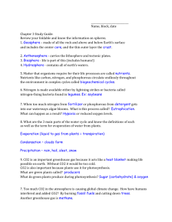 Name, block, date Chapter 3 Study Guide: Review your foldable and