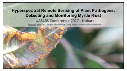 Hyperspectral Remote Sensing of Plant Pathogens: Detecting and