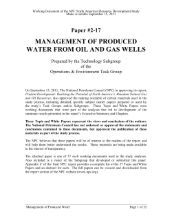 2-17 Management of Produced Water Paper