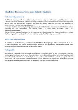 TLRS 2015/2016 - English Year 10 - Test 2