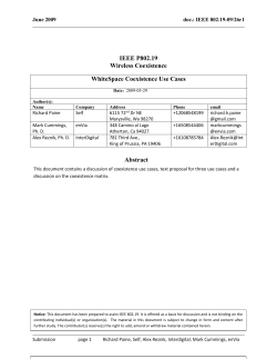2. Whitespace Coexistence Use Cases