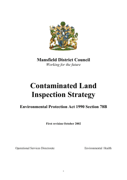 Test Valley Strategy - Mansfield District Council
