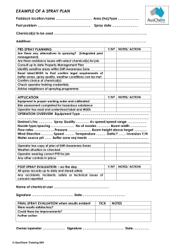 operational plan checklist