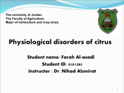 Citrus - The University of Jordan