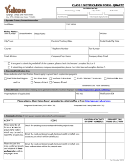 class 1 notification form - quartz