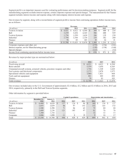 Segment profit is an important measure used for evaluating