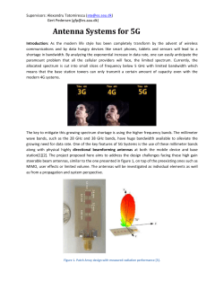 Antenna Systems for 5G