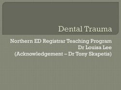 Dental Trauma