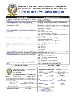 how to read welding tickets