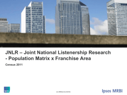 Population Matrix x Franchise Area