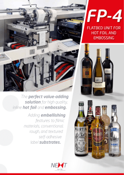 The perfect value-adding solution for high quality, inline