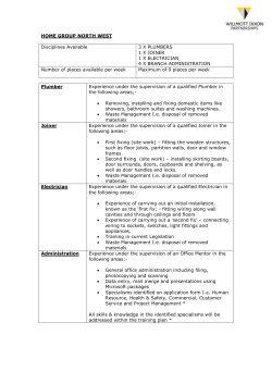 HOME GROUP NORTH WEST Disciplines Available 3 X