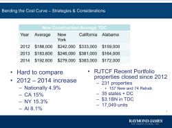 Raymond James Tax Credit Funds