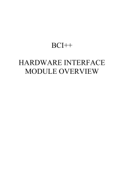 Overview of the source code