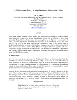 It was over 50 years ago that the seminal paper &ldquo;A Mathematical