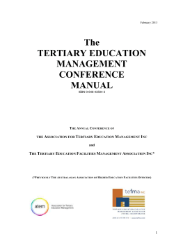 Conference Manual