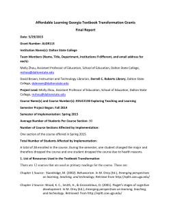 Final Report - Affordable Learning Georgia
