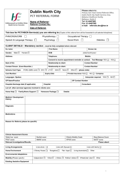 PCT Referral Form