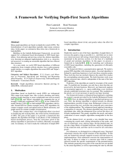 A Framework for Verifying Depth