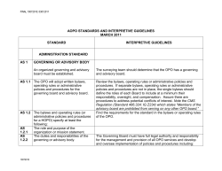 aopo standards and accreditation manual