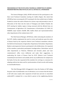 (SOF)Scales of finance suggested by the SLTC for the year 2015-16