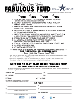 team players - Tinker Living!