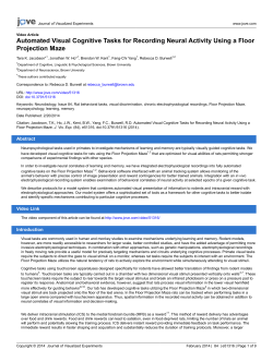 Automated Visual Cognitive Tasks for Recording Neural