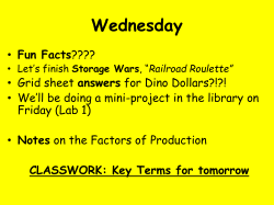 The Factors of Production
