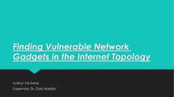 Finding Vulnerable Network Gadgets in the Internet