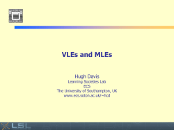 VLE - EdShare - University of Southampton