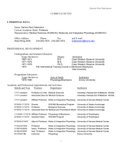 Last Revised: August 20, 1999 - KU School of Medicine