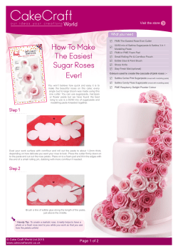 How To Make The Easiest Sugar Roses Ever!
