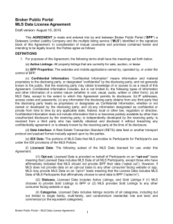 101013 Standard Third Party Data Access