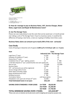 Industrial Unit Cost Case Study