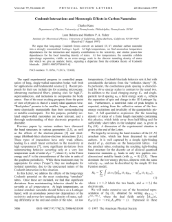 Coulomb Interactions and Mesoscopic Effects in Carbon Nanotubes
