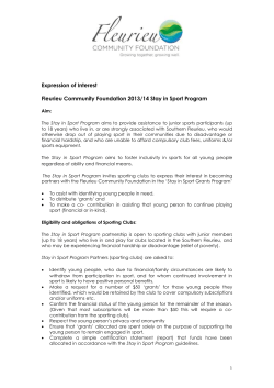 Expression of Interest here
