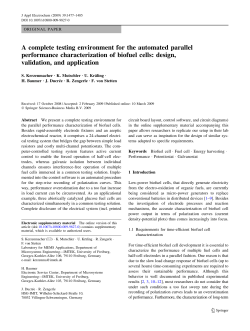 A complete testing environment for the automated parallel
