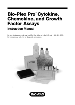 Bio-Plex Pro&trade; Cytokine, Chemokine, and Growth Factor - Bio-Rad