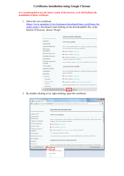 Instruction for Google Chrome users