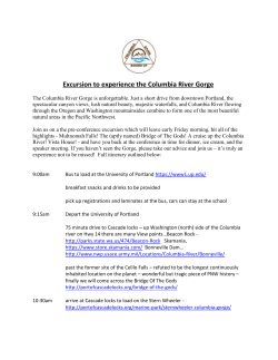 Pre-round up Columbia River Gorge excursion: sight