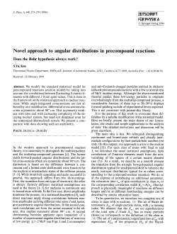 Novel approach to angular distributions in precompound reactions