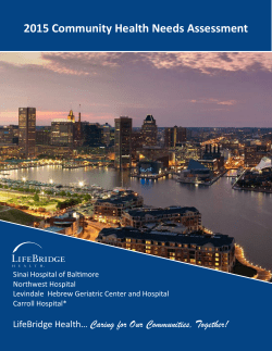 2015 Community Health Needs Assessment
