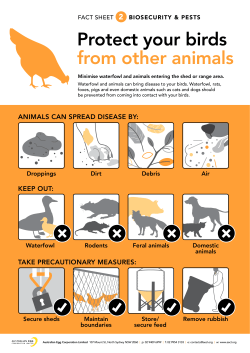 animals can spread disease by: keep out: take precautionary