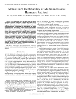 (Almost-sure identifiability of multidimensional harmonic retrieval
