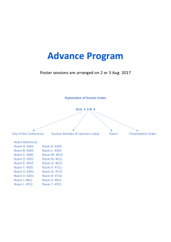 Advance Program - Photonics Global Conference