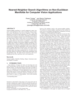 Nearest-Neighbor Search Algorithms on Non