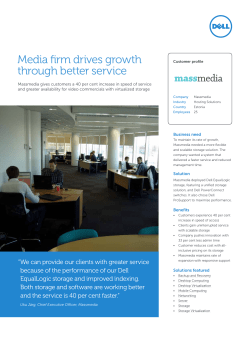 Media firm drives growth through better service